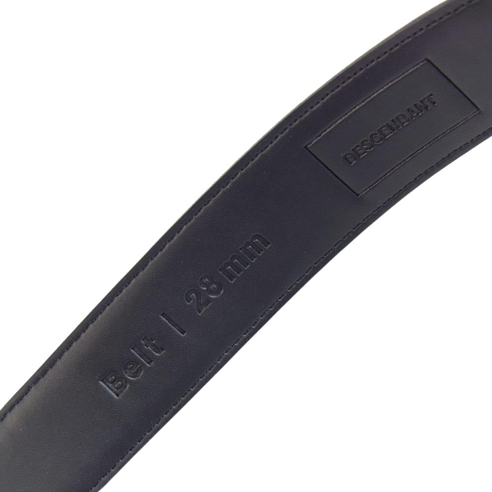 DESCENDANT ディセンダント 211NTDS-AC02 CRAW BELT ベルト ブラック系【美品】【中古】
