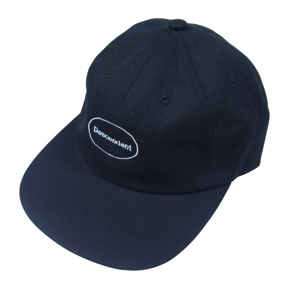 DESCENDANT ディセンダント OVAL 6 PANEL CAP オーバル 6パネル キャップ ブラック系 F【美品】【中古】