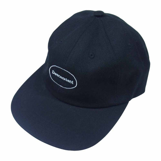 DESCENDANT ディセンダント OVAL 6 PANEL CAP オーバル 6パネル キャップ ブラック系 F【美品】【中古】