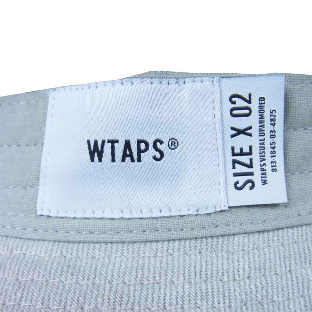 WTAPS ダブルタップス 212HCDT-HT18 BUCKET 01 HAT COTTON. DENIM バケット ハット ベージュ系 M【新古品】【未使用】【中古】