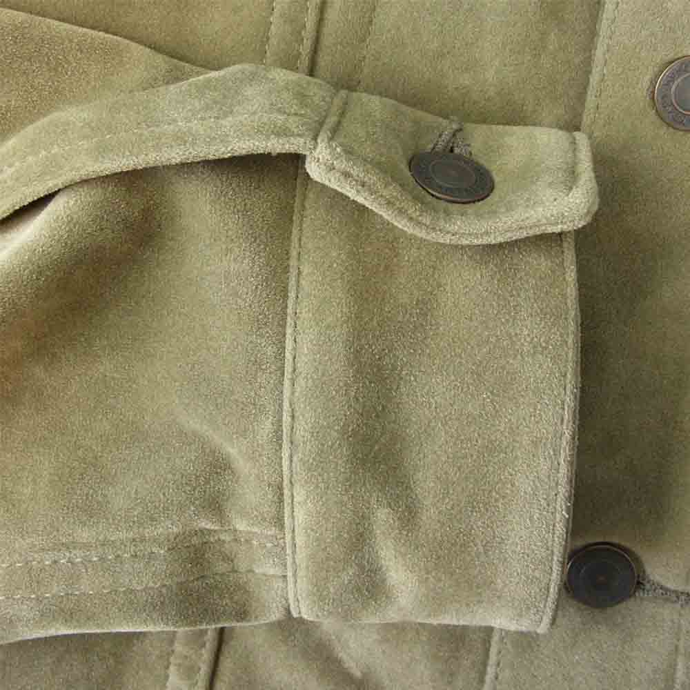 DESCENDANT ディセンダント 212BRDS-JKM04 PIGPEN TRACKER JACKET フェイクスエード トラッカー ジャケット カーキ系 3【中古】