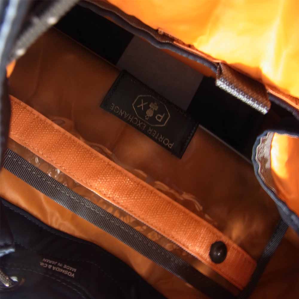 PORTER ポーター PX TANKER 2WAY TOOL BAG L 巾着式 ツール バッグ ネイビー系【新古品】【未使用】【中古】