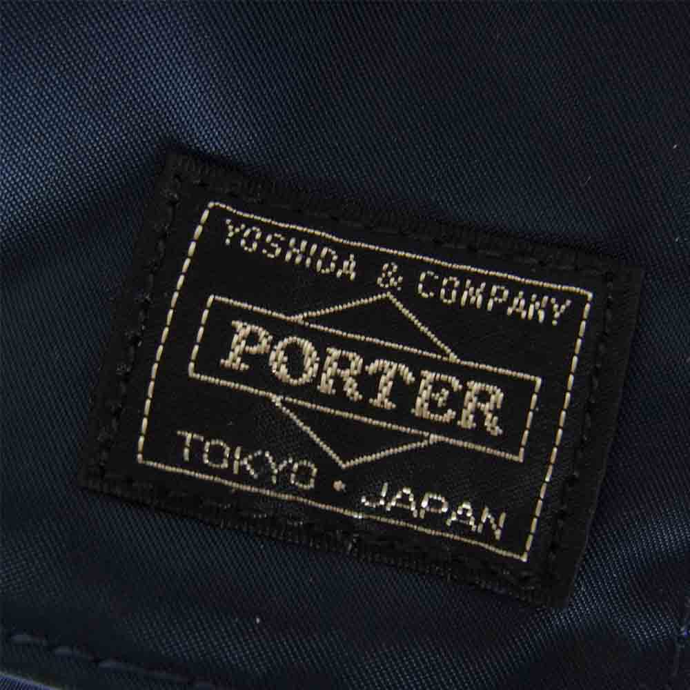 PORTER ポーター PX TANKER 2WAY TOOL BAG L 巾着式 ツール バッグ ネイビー系【新古品】【未使用】【中古】