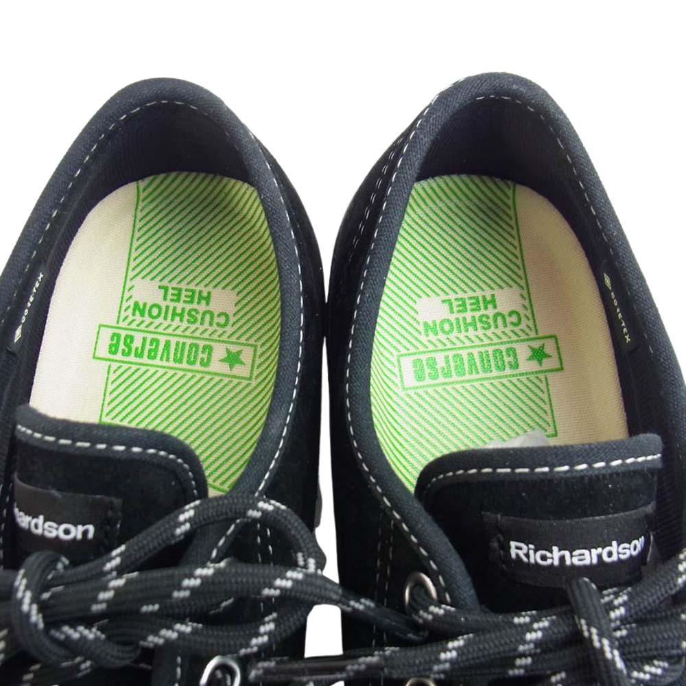 CONVERSE コンバース ADDICT アディクト × Richardson リチャードソン JACK PURCELL SUEDE GORE-TEX RC ゴアテックス スエード ジャックパーセル ブラック系 25.5cm【新古品】【未使用】【中古】