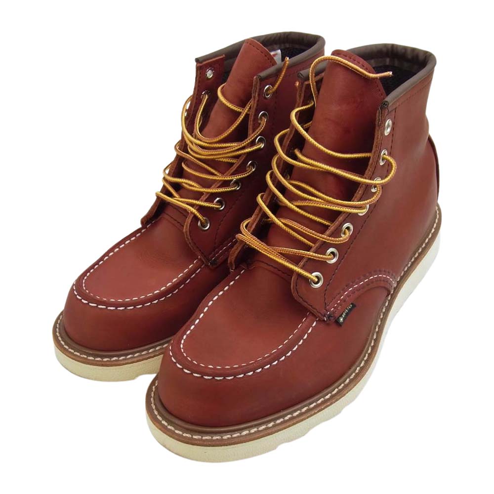 RED WING レッドウィング 8864 CLASSIC MOC GORE-TEX ゴアテックス クラシック モックトゥ ブーツ ブラウン系 25.5cm【美品】【中古】