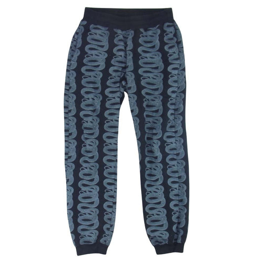 HYSTERIC GLAMOUR ヒステリックグラマー 0621CP01 スネーク スウェット パンツ ブラック ブラック系 S【中古】