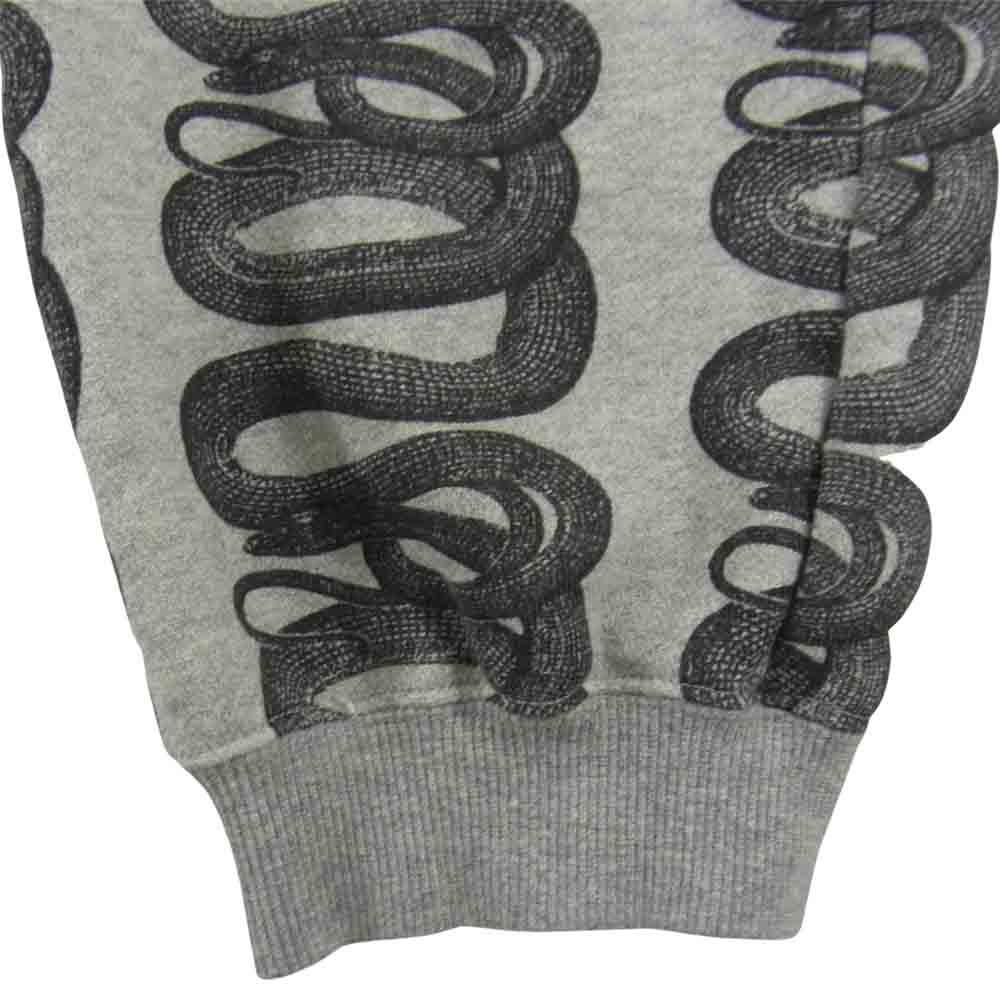 HYSTERIC GLAMOUR ヒステリックグラマー 0621CP01 スネーク スウェット パンツ グレー グレー系 S【中古】