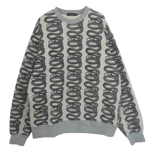 HYSTERIC GLAMOUR ヒステリックグラマー 06213CS01 SNAKE LOOP SWEAT スネーク スウェット グレー グレー系 L【中古】