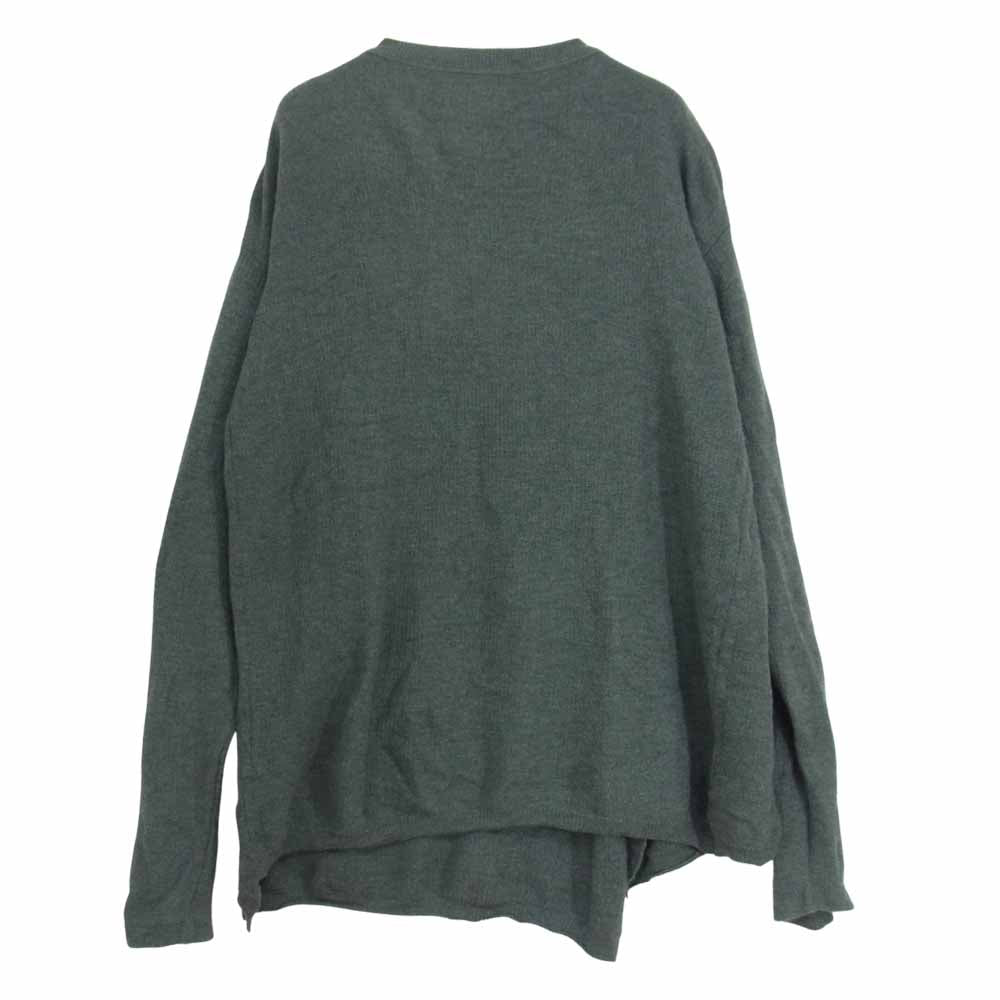 UNITED ARROWS ユナイテッドアローズ SONS 5513-199-0145 GUERNSEY KNIT ウール シルク カシミヤ混 ニット グレー系 L【中古】