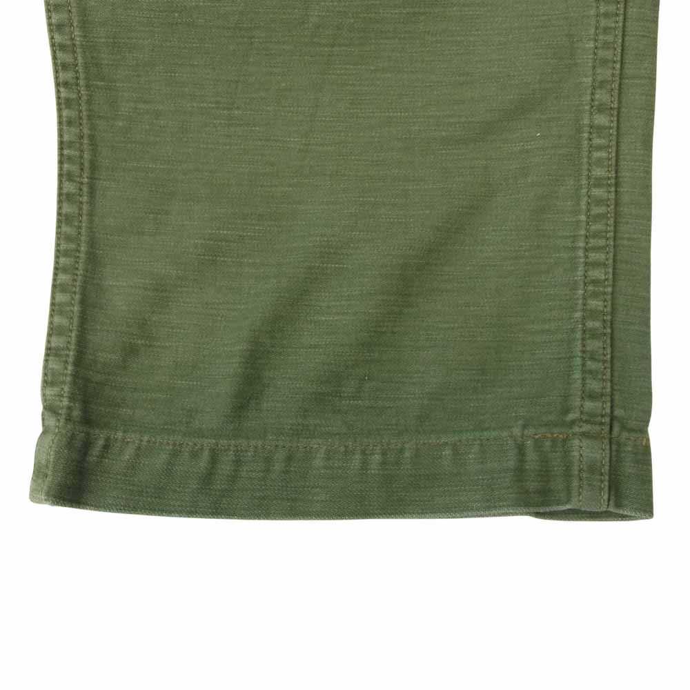 orSlow オアスロウ 加工 ベイカー パンツ カーキ系 2【中古】