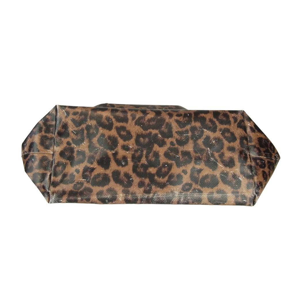 uniform experiment ユニフォームエクスペリメント × FRAGMENT DESIGN フラグメントデザイン レオパード トート バッグ ブラウン系【中古】