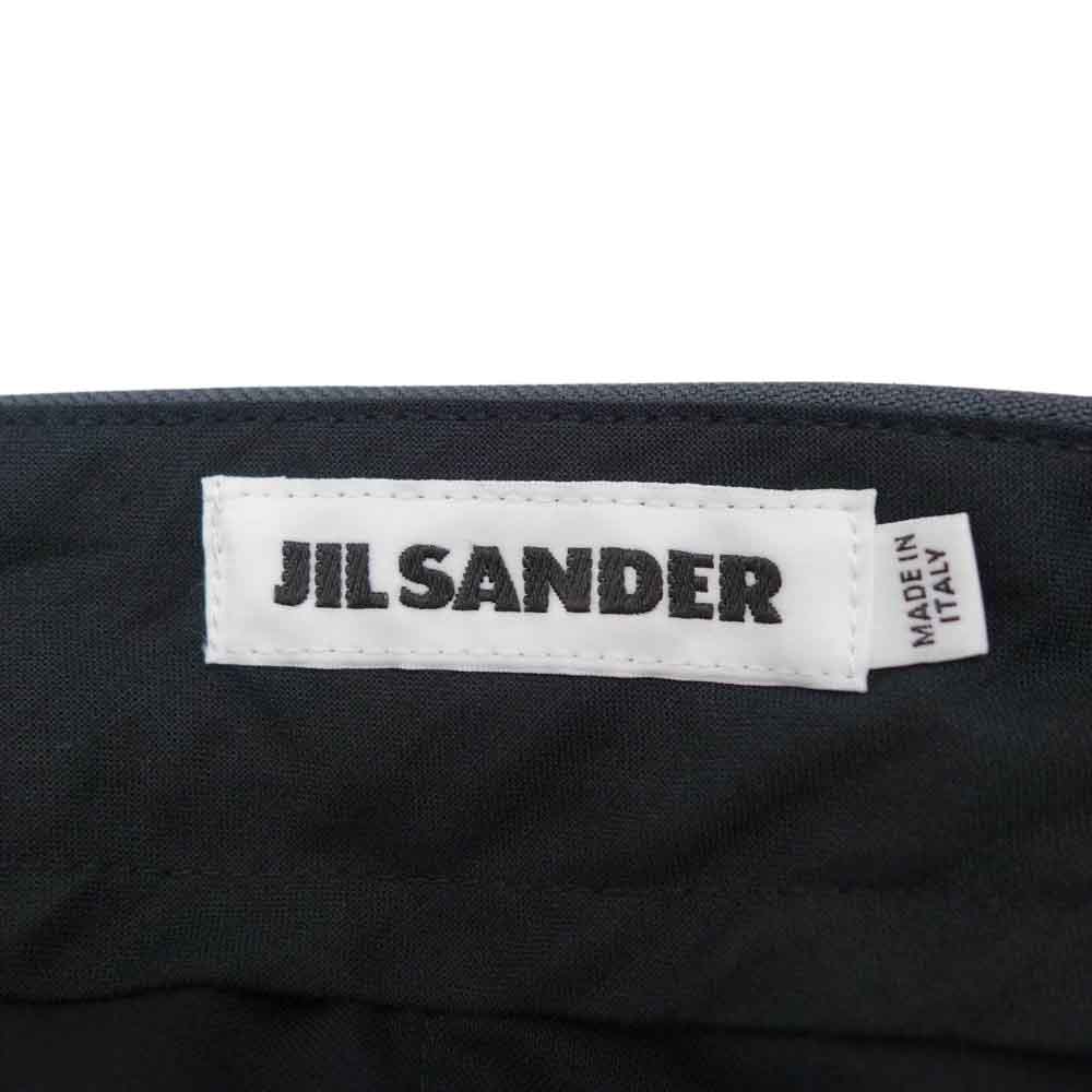 JIL SANDER ジルサンダー 18AW JSUN310301 MN442200 国内正規品 センタープレス スラックス パンツ グレー系 021 46【美品】【中古】