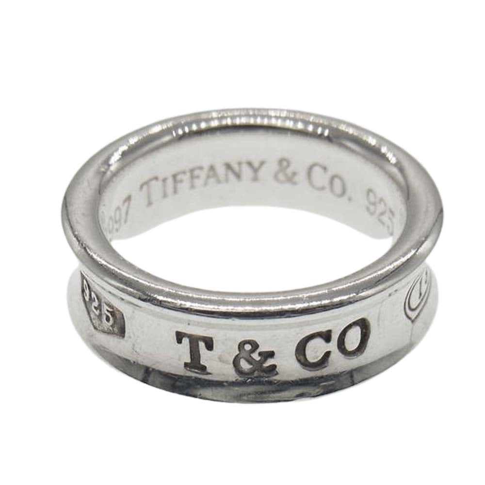 TIFFANY&Co. ティファニー 1837 ロゴ 刻印 ナロー リング シルバー系 11号【中古】
