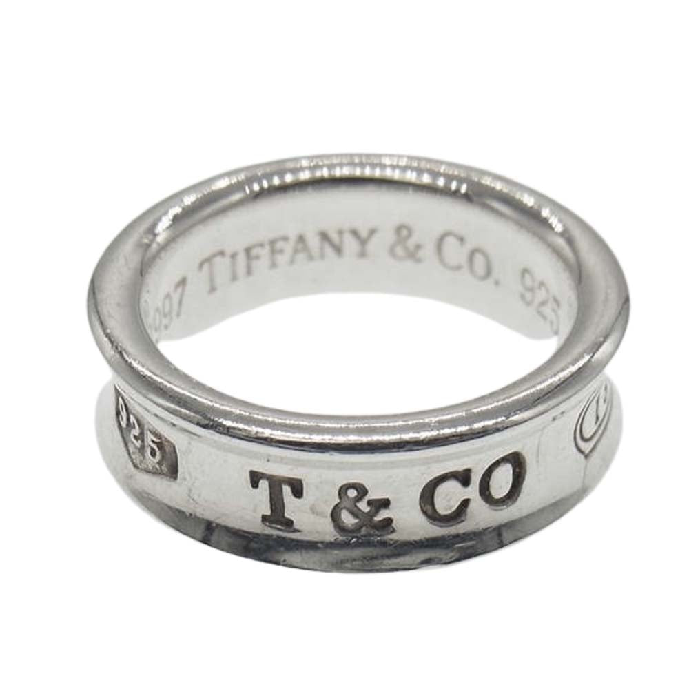 TIFFANY&Co. ティファニー 1837 ロゴ 刻印 ナロー リング シルバー系 