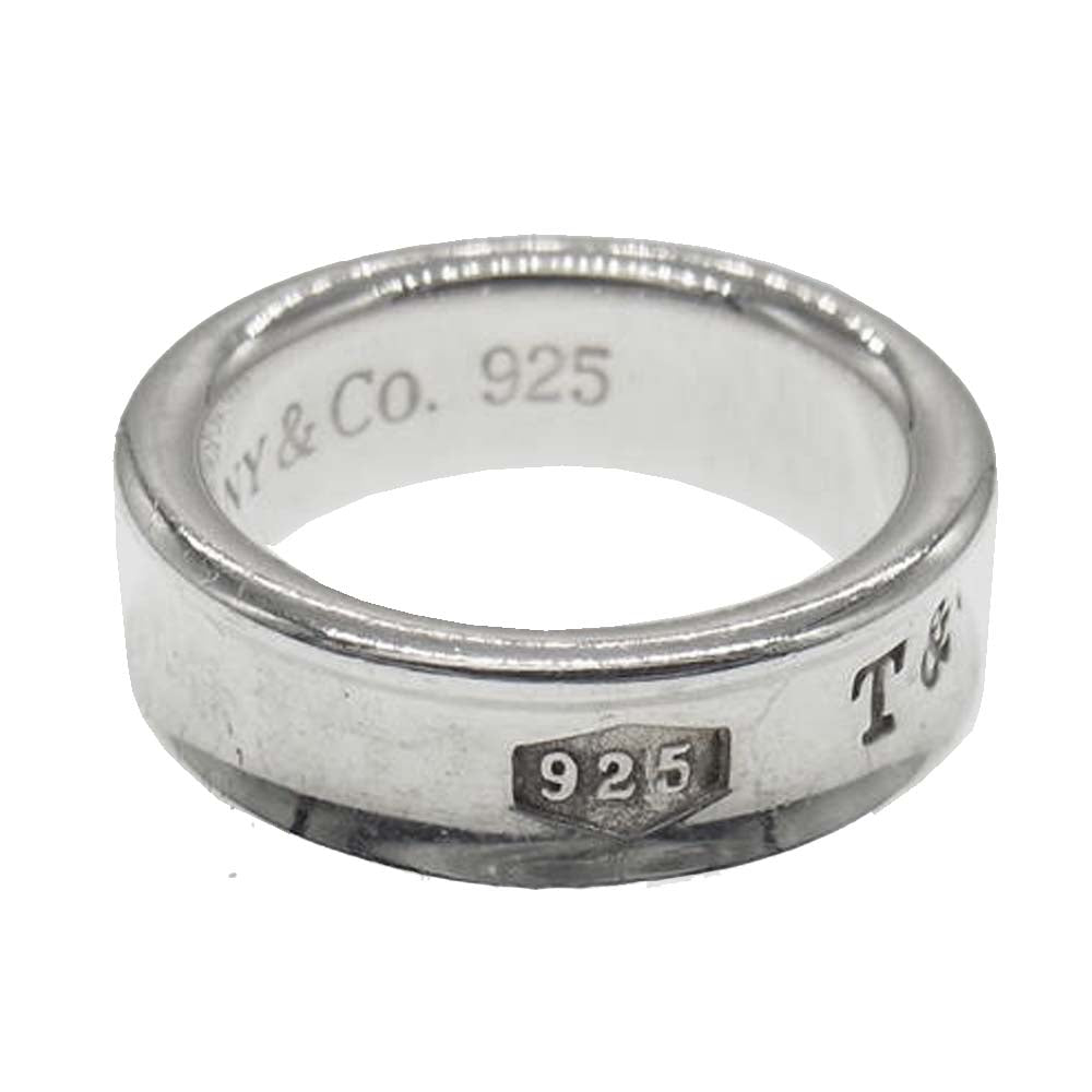 TIFFANY&Co. ティファニー 1837 ロゴ 刻印 ナロー リング シルバー系 11号【中古】