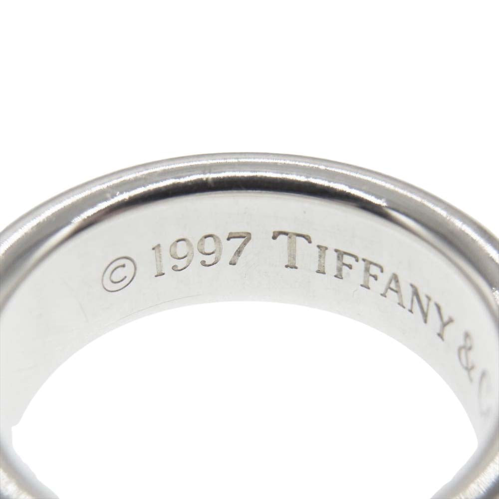 TIFFANY&Co. ティファニー 1837 ロゴ 刻印 ナロー リング シルバー系 