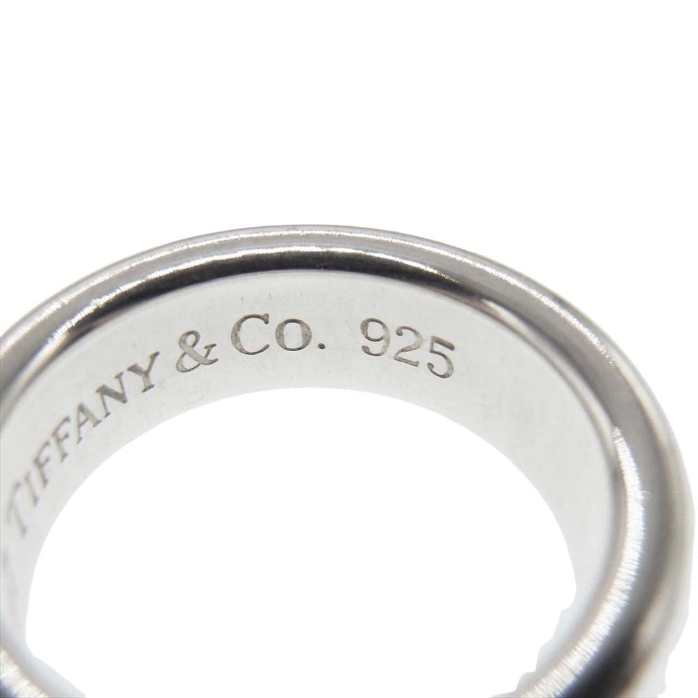 TIFFANY&Co. ティファニー 1837 ロゴ 刻印 ナロー リング シルバー系 11号【中古】
