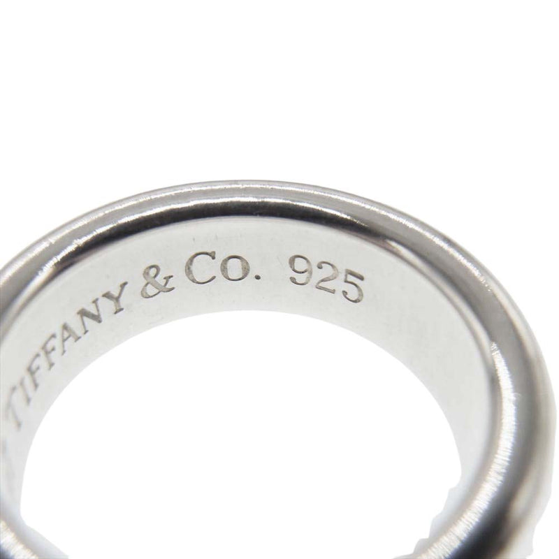 TIFFANY&Co. ティファニー 1837 ロゴ 刻印 ナロー リング シルバー系