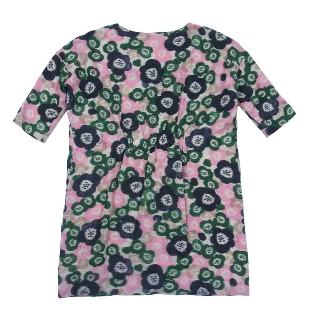 mina perhonen ミナペルホネン qa3904 millefiori ミッレフィオーリ ウール プリント ドレス ワンピース マルチカラー系 38【中古】