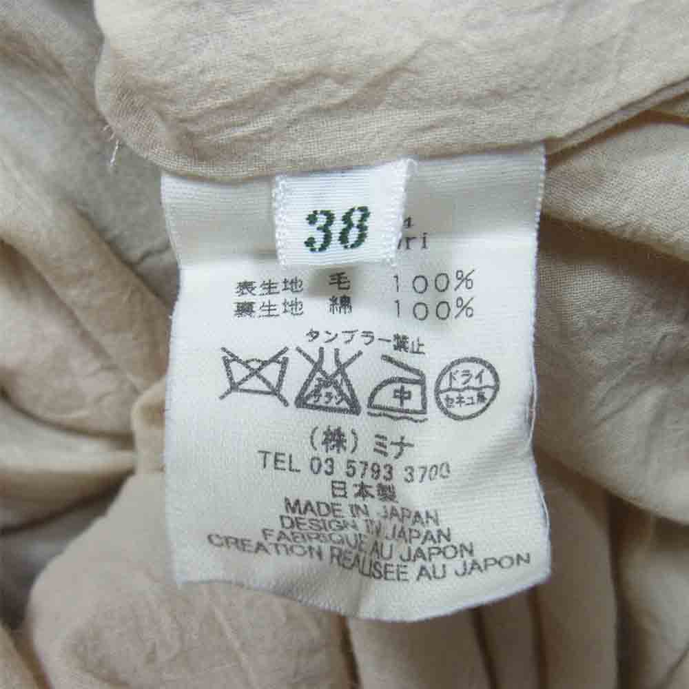 mina perhonen ミナペルホネン qa3904 millefiori ミッレフィオーリ ウール プリント ドレス ワンピース マルチカラー系 38【中古】