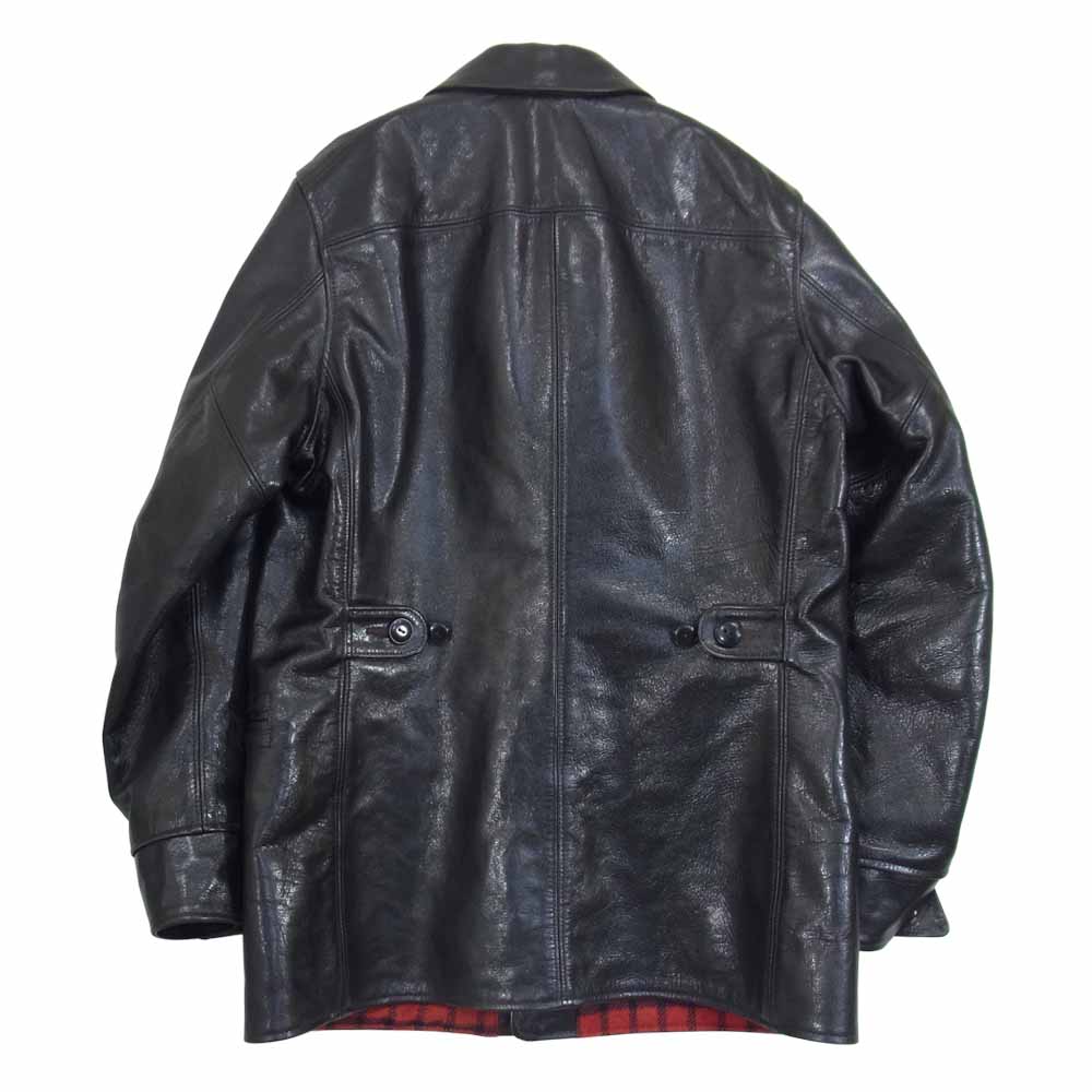 The REAL McCOY'S ザリアルマッコイズ 旧マッコイ JOE McCOY LEATHER CAR COAT レザー カー コート ブラック系 38【中古】