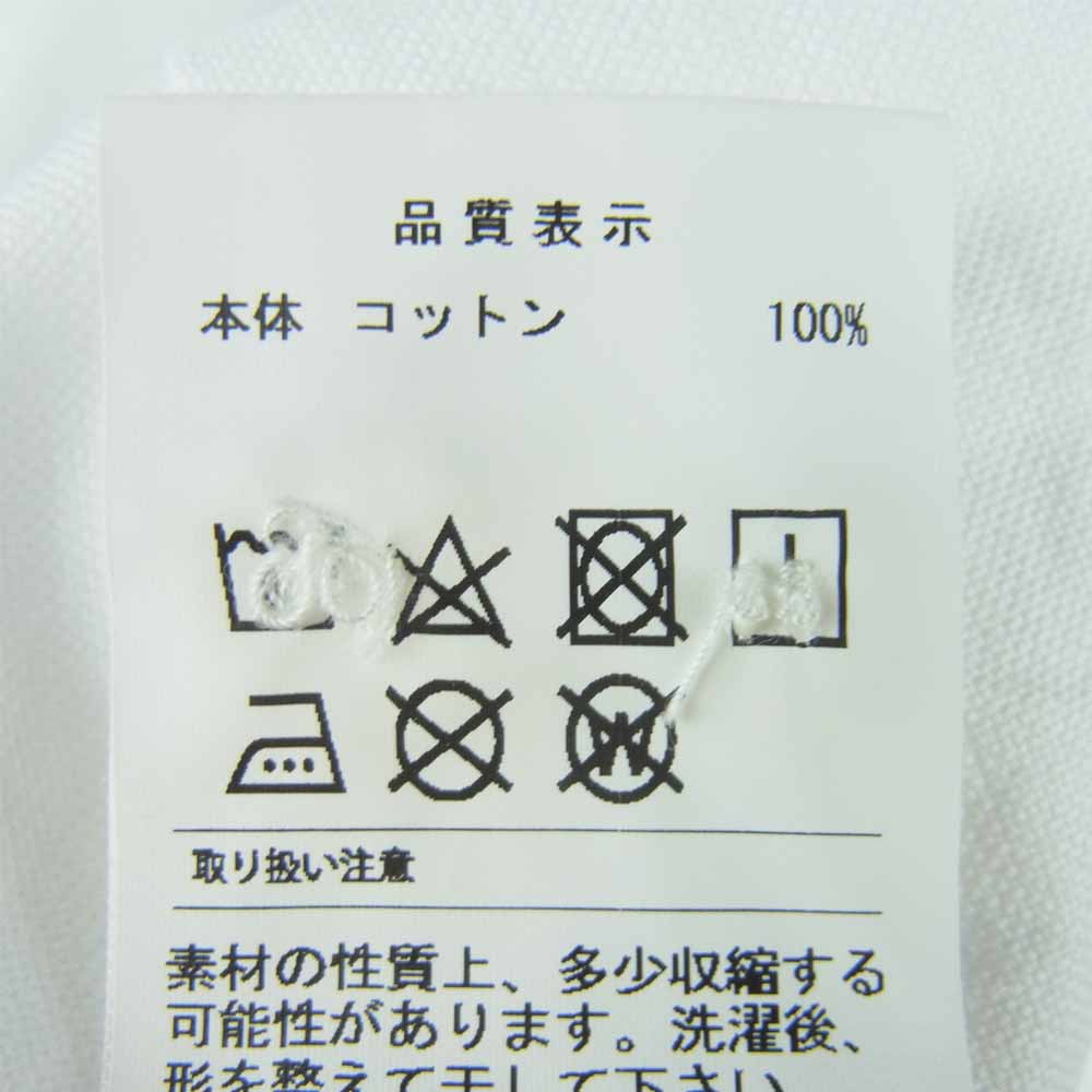 フォーティー パーセント アゲインスト ライツ FPAR ボタンダウン ピエロ刺繍 長袖 シャツ ホワイト系 L【中古】