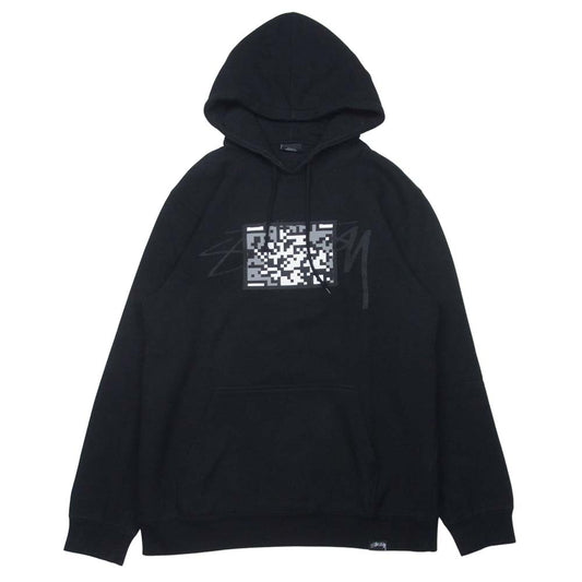 STUSSY ステューシー FORTY PERCENT AGAINST RIGHTS FPAR フォーティー パーセント アゲインスト ライツ プルオーバー パーカー ブラック系 L【中古】