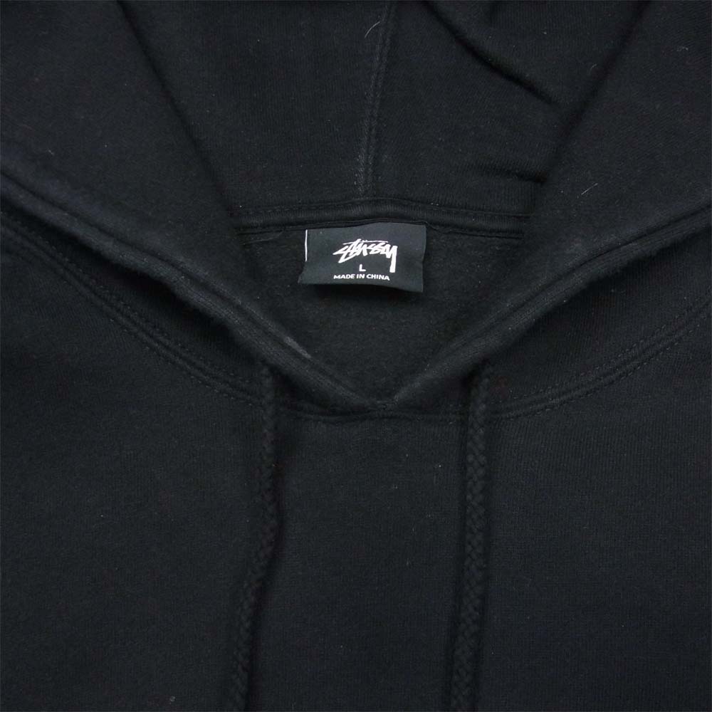 STUSSY ステューシー FORTY PERCENT AGAINST RIGHTS FPAR フォーティー パーセント アゲインスト ライツ プルオーバー パーカー ブラック系 L【中古】