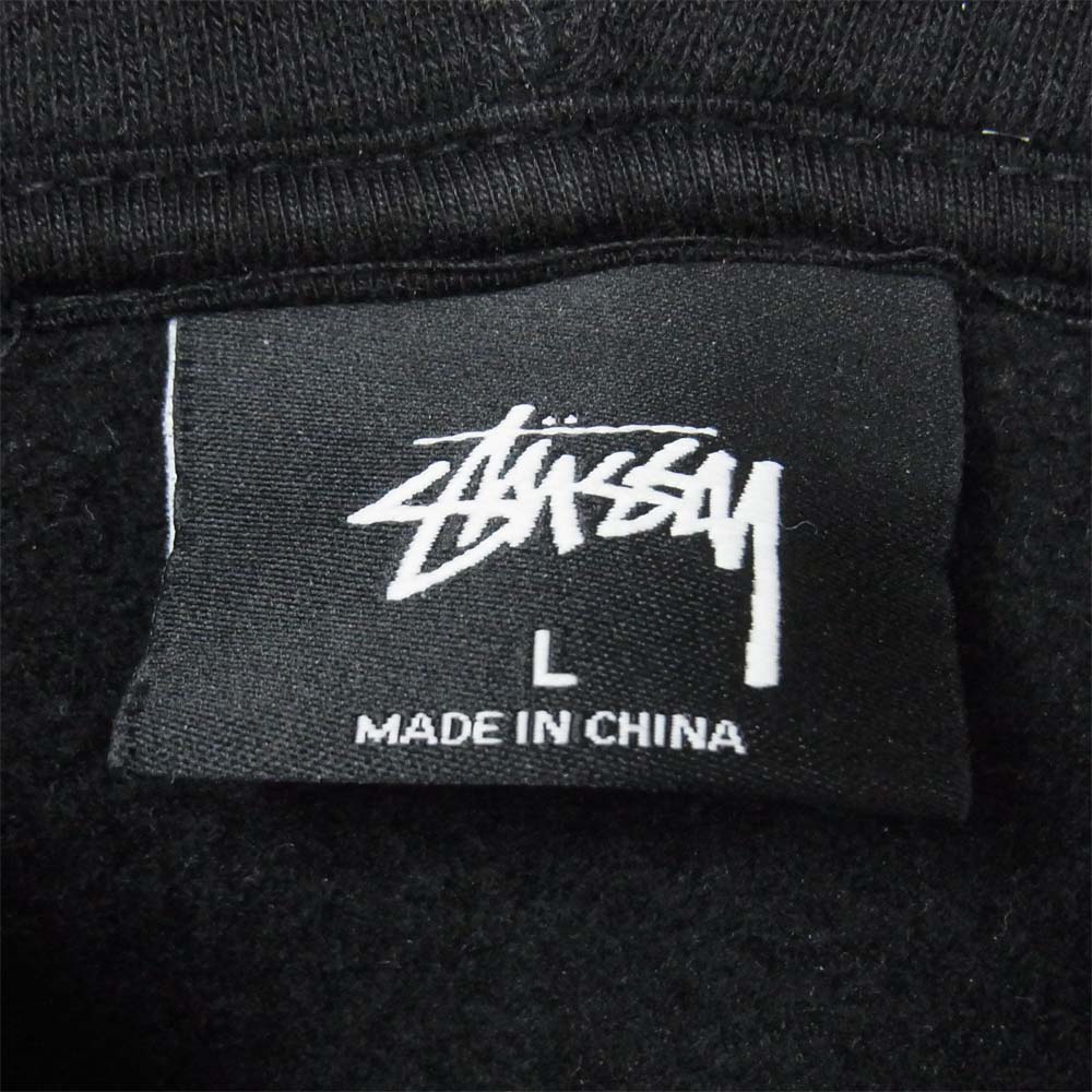 STUSSY ステューシー FORTY PERCENT AGAINST RIGHTS FPAR フォーティー パーセント アゲインスト ライツ プルオーバー パーカー ブラック系 L【中古】