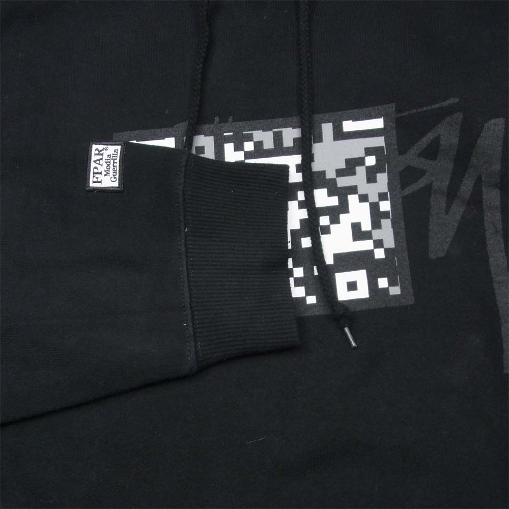 STUSSY ステューシー FORTY PERCENT AGAINST RIGHTS FPAR フォーティー パーセント アゲインスト ライツ プルオーバー パーカー ブラック系 L【中古】