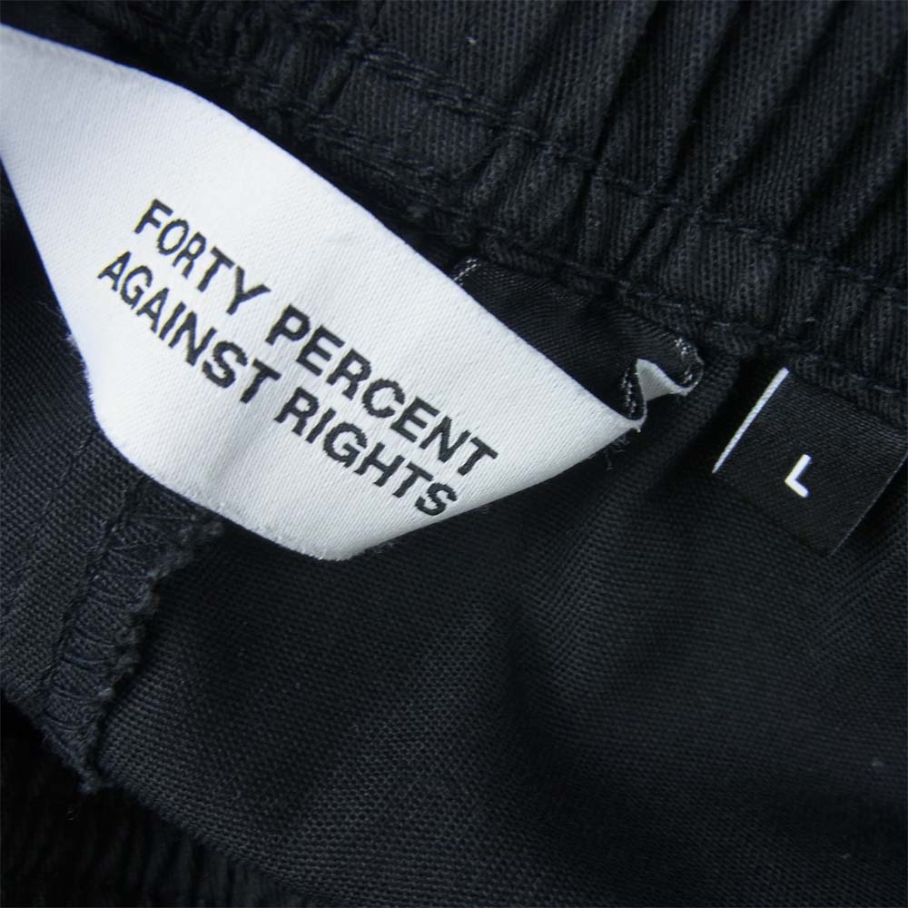 フォーティー パーセント アゲインスト ライツ FPAR イージー ワイド パンツ ブラック系【中古】