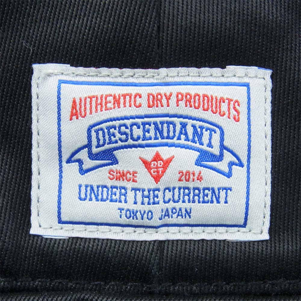 DESCENDANT ディセンダント DC-6 Wide ワイド ワーク チノ パンツ コットン 日本製 ブラック系 3【中古】