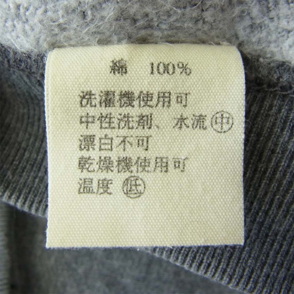 BRU NA BOINNE ブルーナボイン USED加工 ラグランスリーブ スウェット トレーナー グレー系 S【中古】