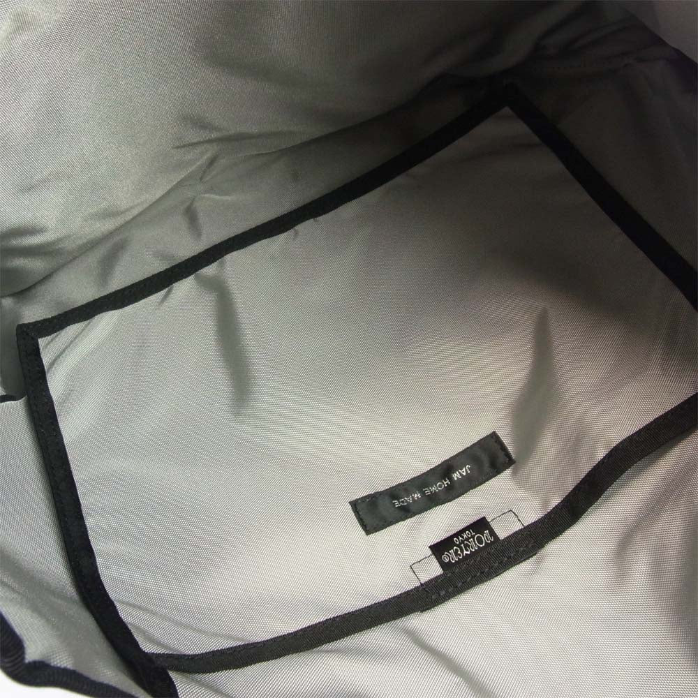 PORTER ポーター × JAM HOM MADE ジャムホームメイド トート バッグ ブラック系【極上美品】【中古】