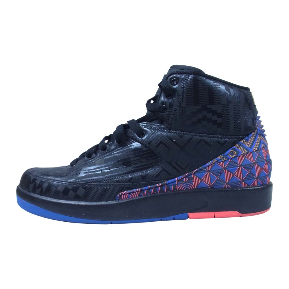 NIKE ナイキ BQ7618-007 AIR JORDAN2 RETRO BHM エアジョーダン レトロ ハイカット スニーカー ブラック系 US9【中古】