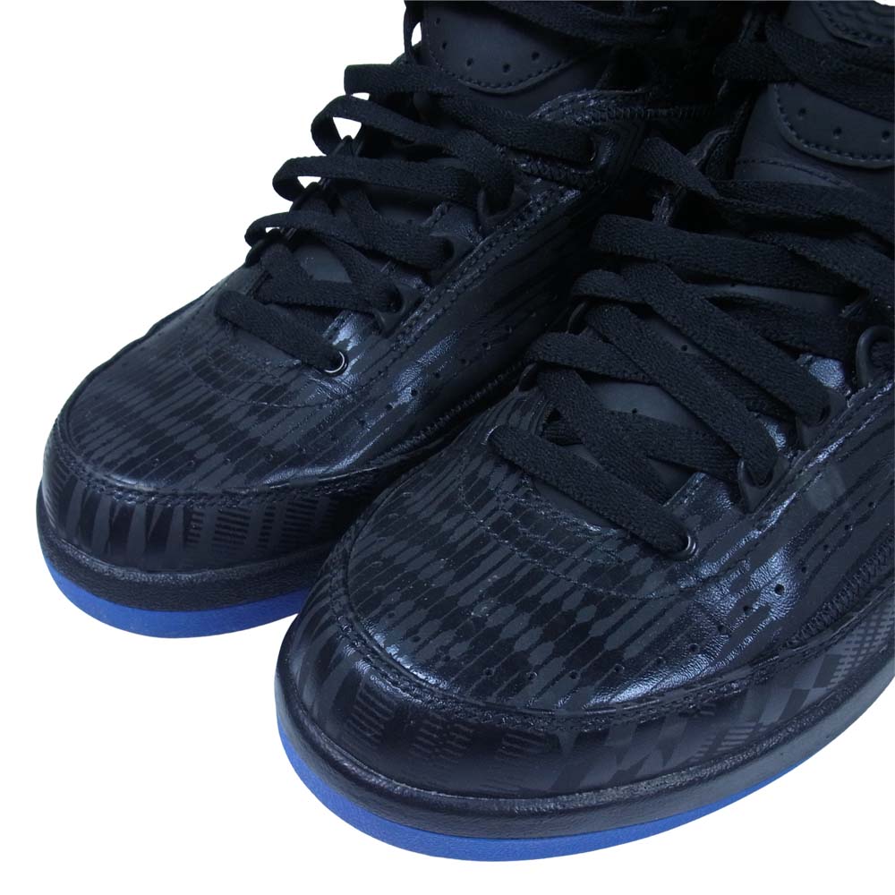 NIKE ナイキ BQ7618-007 AIR JORDAN2 RETRO BHM エアジョーダン レトロ ハイカット スニーカー ブラック系 US9【中古】