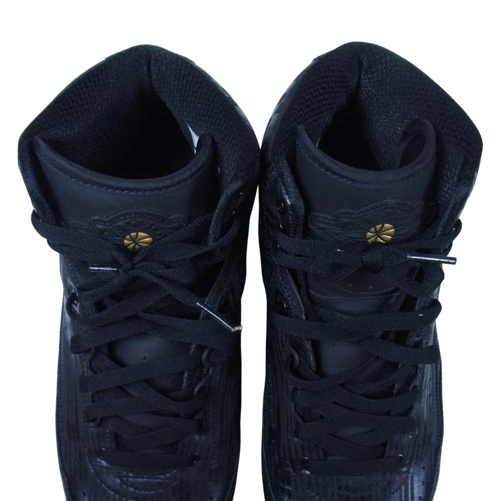 NIKE ナイキ BQ7618-007 AIR JORDAN2 RETRO BHM エアジョーダン レトロ ハイカット スニーカー ブラック系 US9【中古】