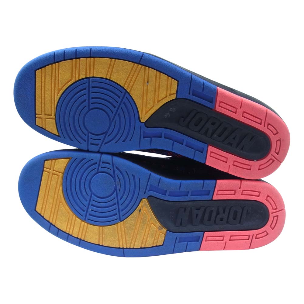 NIKE ナイキ BQ7618-007 AIR JORDAN2 RETRO BHM エアジョーダン レトロ ハイカット スニーカー ブラック系 US9【中古】