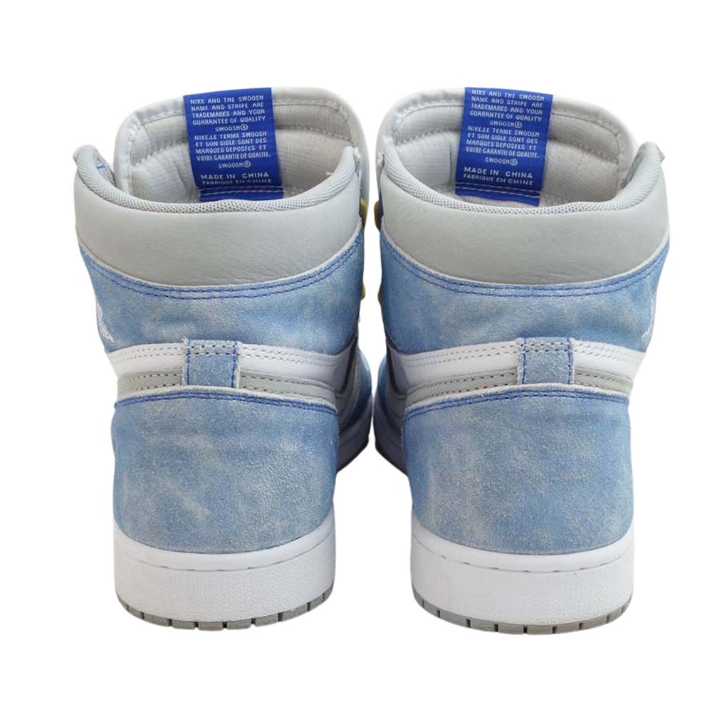 NIKE ナイキ 555088 402 AIR JORDAN 1 RETRO HIGH OG Hyper Royal エアジョーダン ハイパーロイヤル ハイカットスニーカー ホワイト系 ライトブルー系 27.5cm【中古】