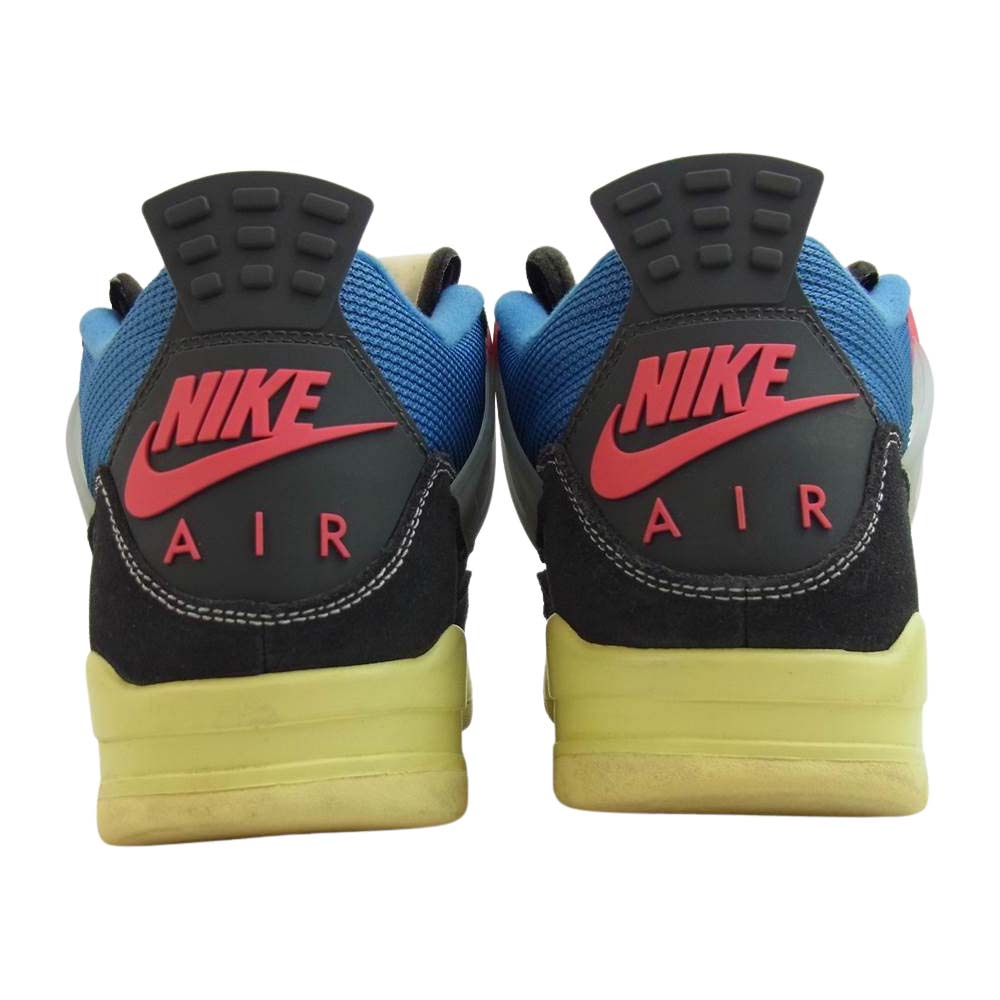 NIKE ナイキ × UNION DC9533-001 JORDAN 4 RETRO SP OFF NOIR ユニオン ジョーダン 4 レトロ ハイカット スニーカー マルチカラー系 27cm【中古】
