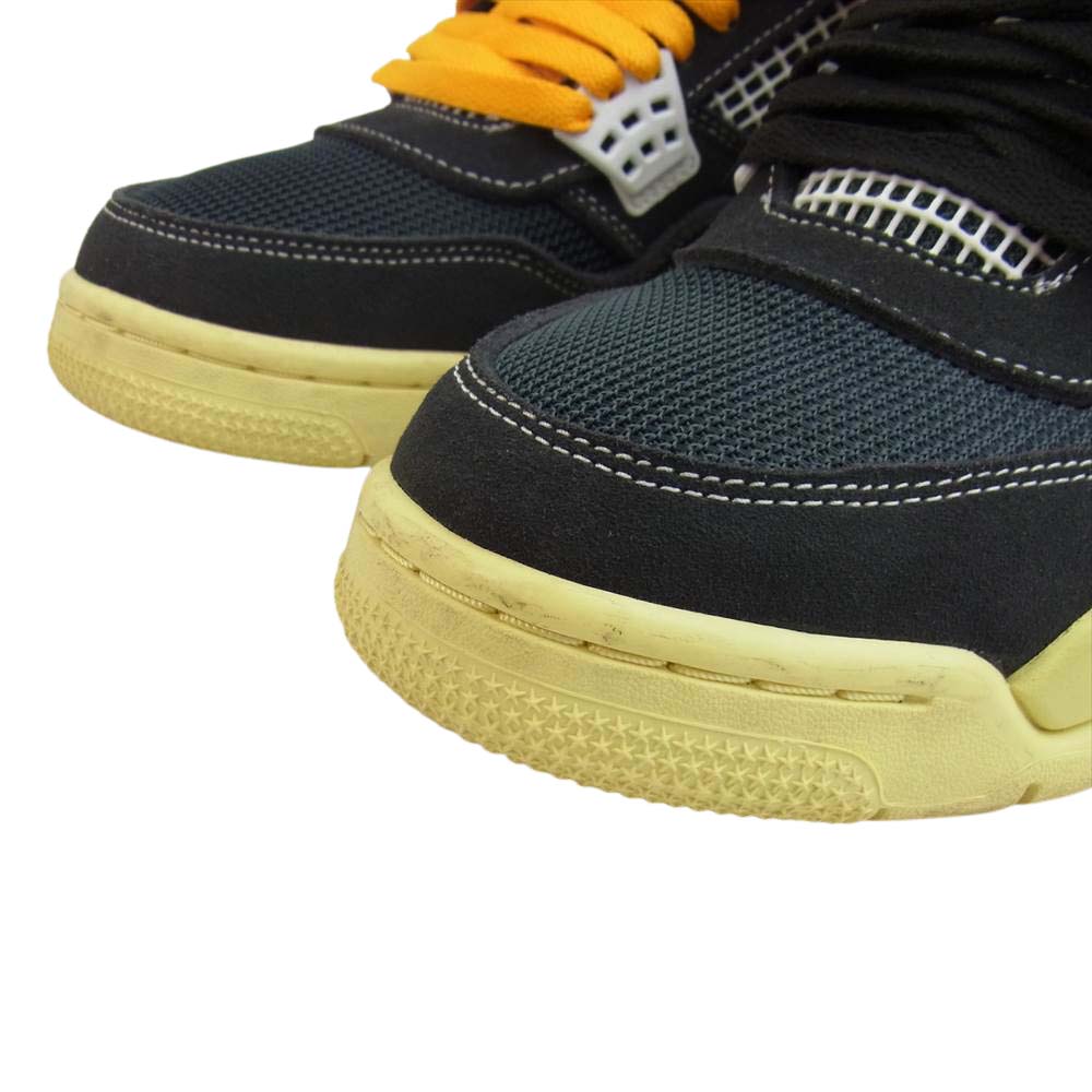NIKE ナイキ × UNION DC9533-001 JORDAN 4 RETRO SP OFF NOIR ユニオン ジョーダン 4 レトロ ハイカット スニーカー マルチカラー系 27cm【中古】
