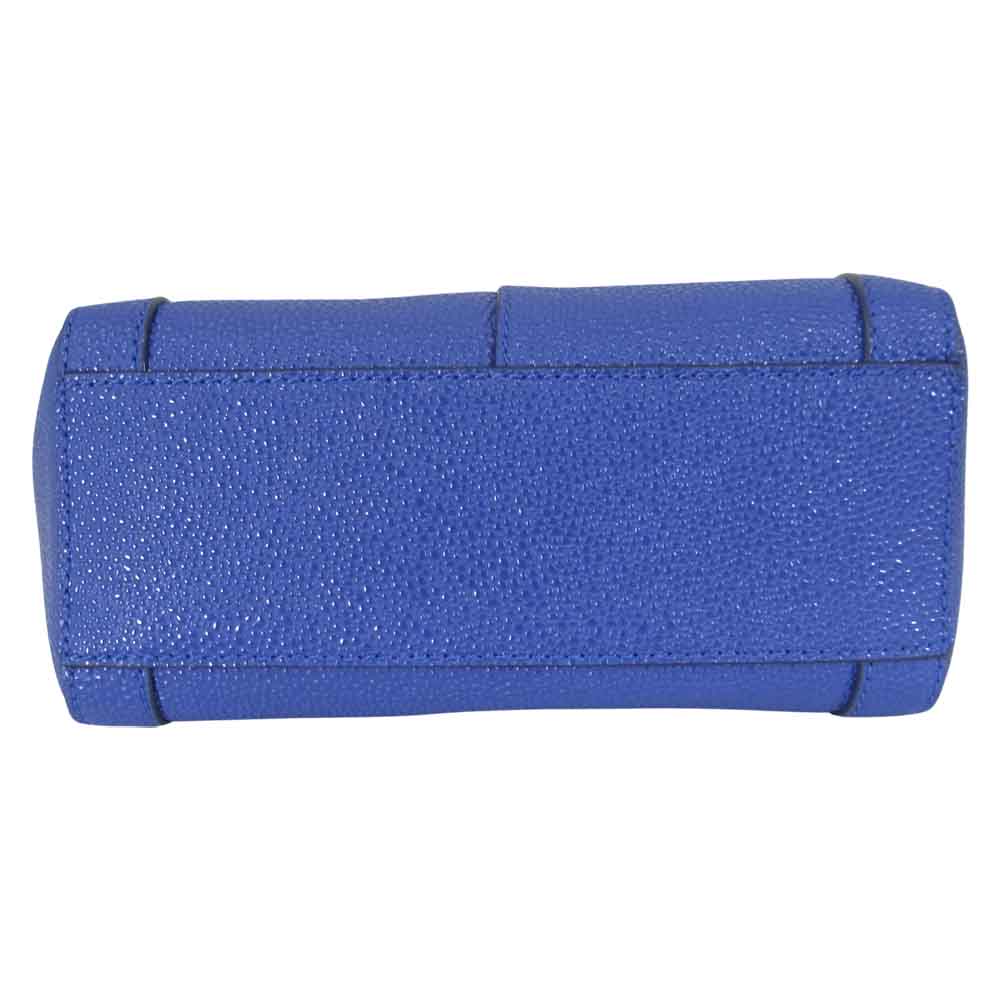 COLE HAAN コールハーン 2way ショルダー ハンド バッグ ブルー系【美品】【中古】