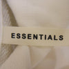 FEAR OF GOD フィアオブゴッド FOG ESSENTIALS ハーフスリーブ カットオフ フーディ ホワイト系 XL【美品】【中古】