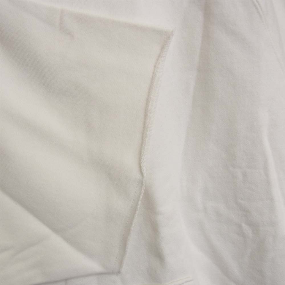 FEAR OF GOD フィアオブゴッド FOG ESSENTIALS ハーフスリーブ カットオフ フーディ ホワイト系 XL【美品】【中古】