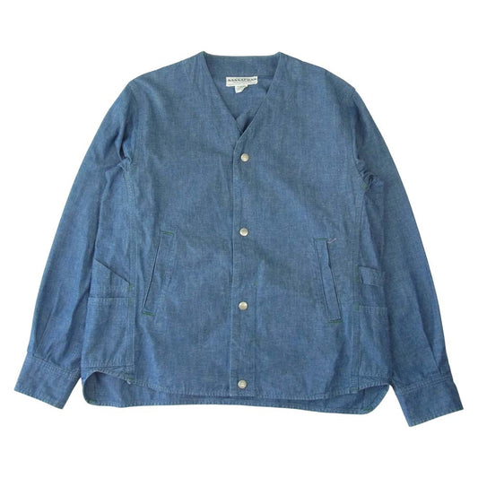 SASAFRAS ササフラス GARDENIA JACKET ガーデニア ジャケット インディゴブルー系 S【中古】