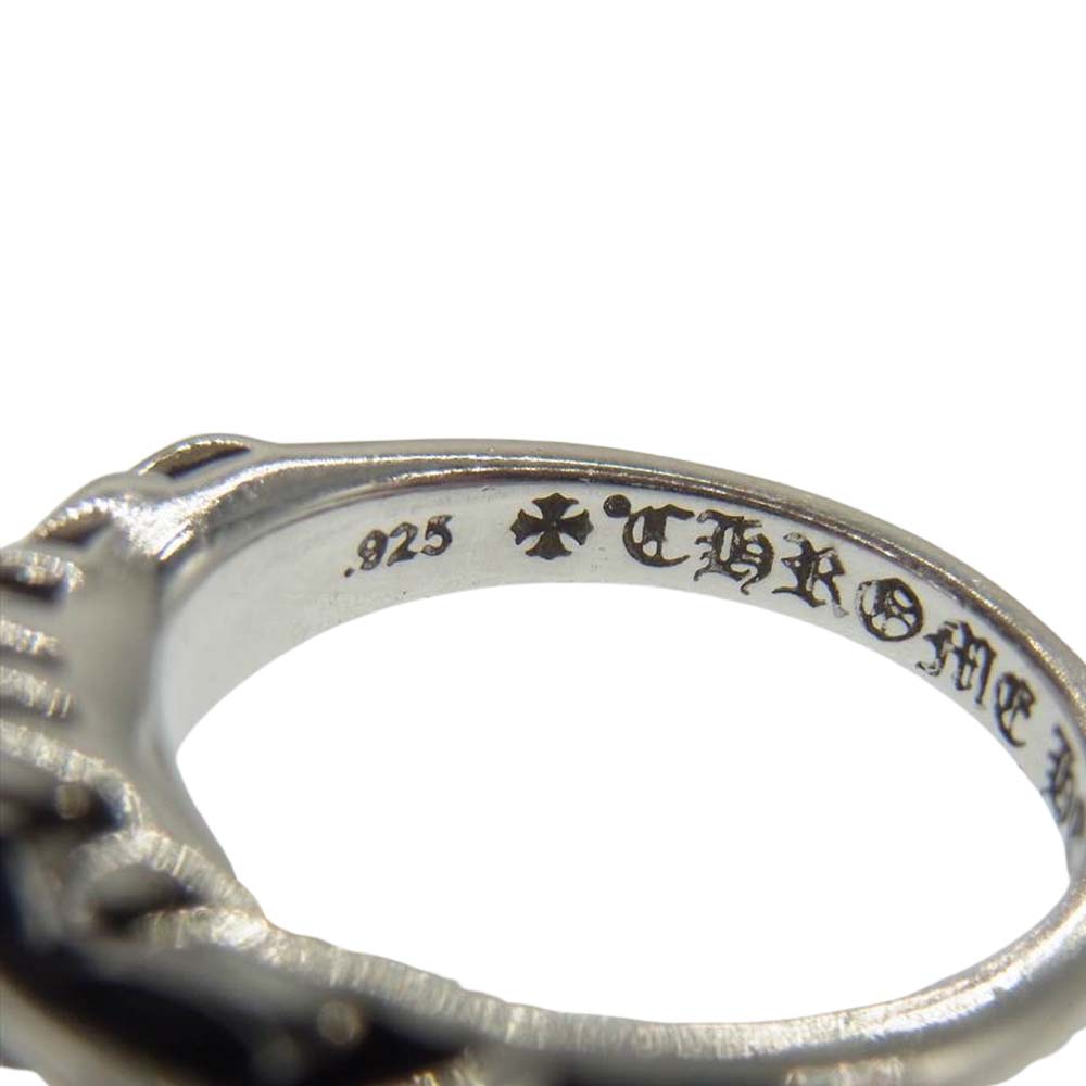 CHROME HEARTS クロムハーツ（原本有） BABY CLASSIC ベイビークラシック フローラルクロス リング 7号 シルバー系【中古】