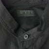 Yohji Yamamoto ヨウジヤマモト S'YTE UM-B49-080-2 100/2 Broad Stand Collar Long Shirt ブロード スタンドカラー ロング シャツ ブラック系 3【新古品】【未使用】【中古】