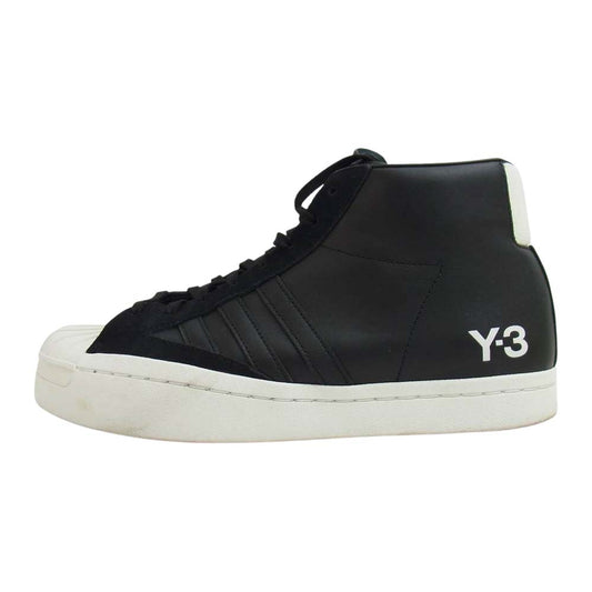 Yohji Yamamoto ヨウジヤマモト Y-3 ワイスリー H02576 YOHJI PRO ヨウジプロ ハイカット スニーカー ブラック系 27cm【中古】