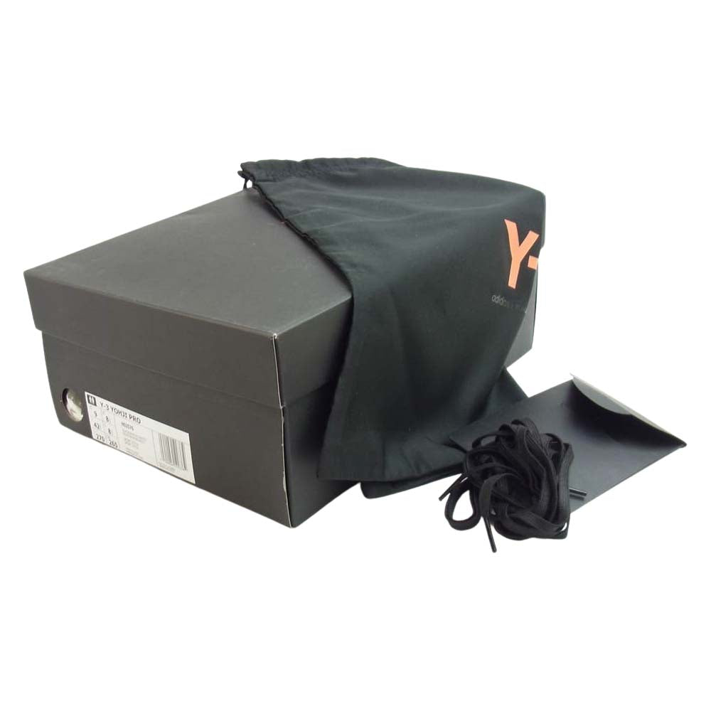 Yohji Yamamoto ヨウジヤマモト Y-3 ワイスリー H02576 YOHJI PRO ヨウジプロ ハイカット スニーカー ブラック系 27cm【中古】