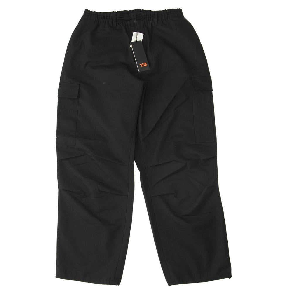 Yohji Yamamoto ヨウジヤマモト Y-3 ワイスリー 20AW GK4594 M CL WO CRG PNT ウール イージー カーゴ パンツ ブラック系 S【新古品】【未使用】【中古】